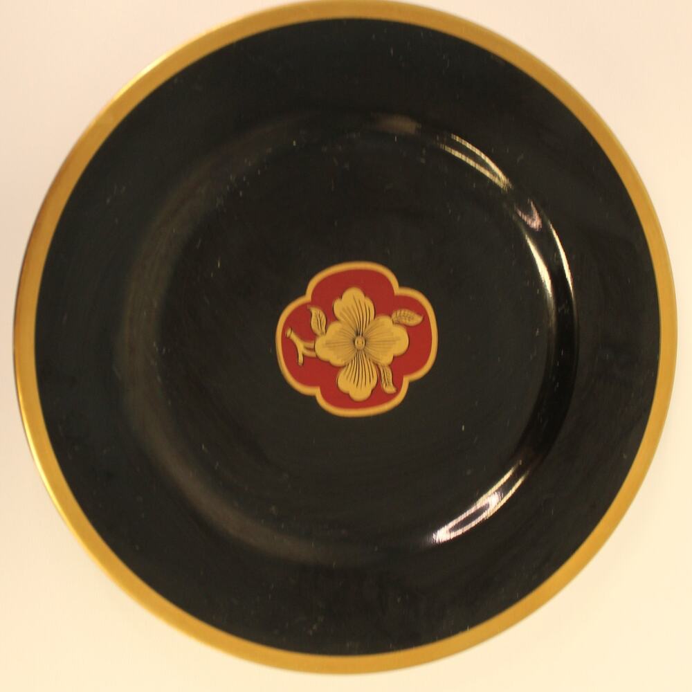 Fitz & Floyd Mikado Salad or Dessert Plates VTG 7.5 in diam